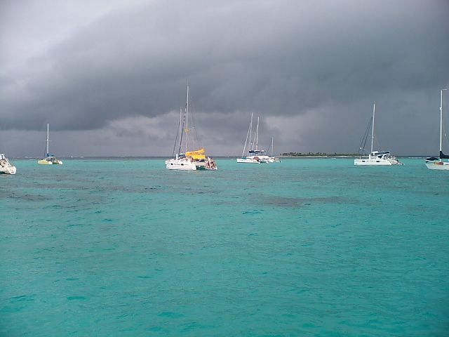 Piraja chegando - Tobago Cays - Grenadines